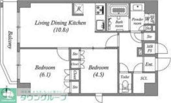 GRAN PASEO本所吾妻橋の物件間取画像
